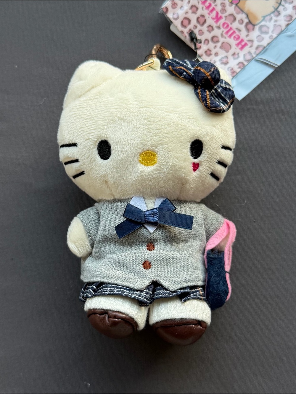 Sanrio X ST Tiny Tiny Hello Kitty with Jk Uniform outfits plush/Keychain